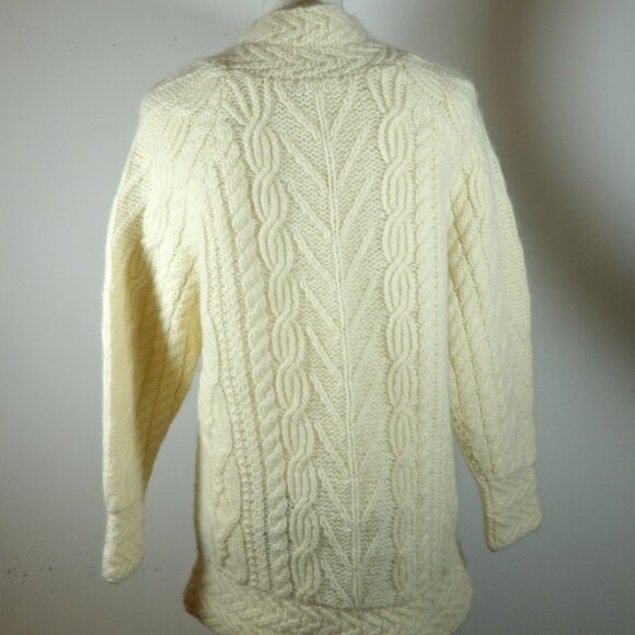 Vintage 80s 90s Susann D Women's Medium Oversized Mohair & Wool Sweater Granny - Picture 5 of 6